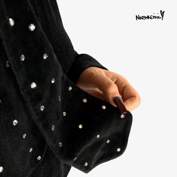 🚫SOLD•E🅱️🅰️Y🚫 Sonia Rykiel Velvet Blouse - Picture 3 of 6